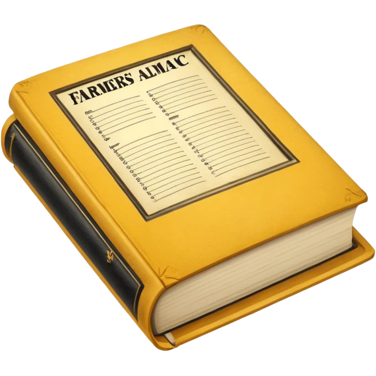 portable Farmers' Almanac emoji