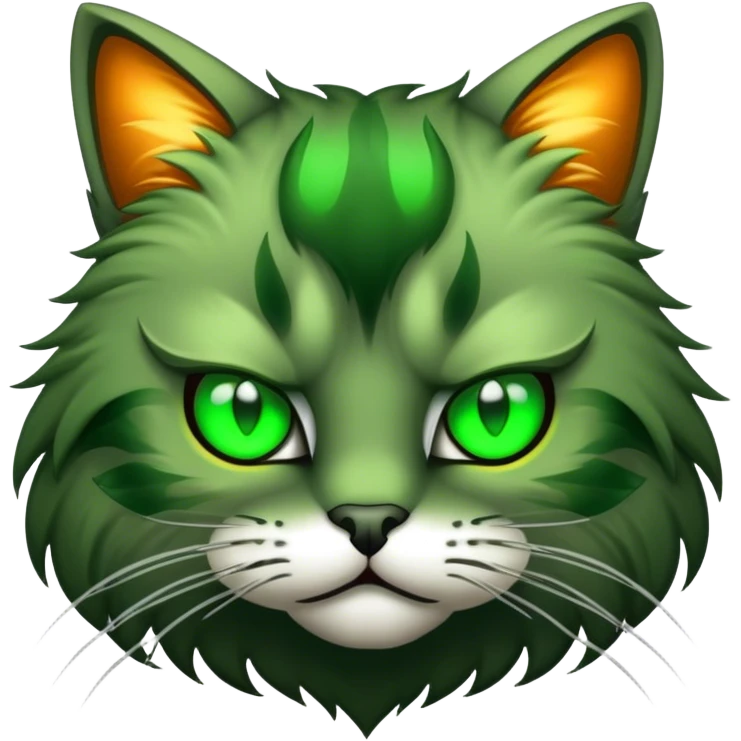 Mad cat emoji