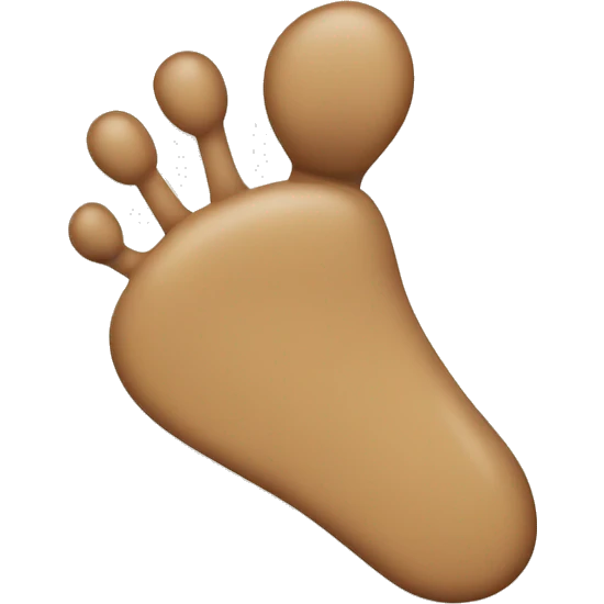 Bottom of foot sole  emoji