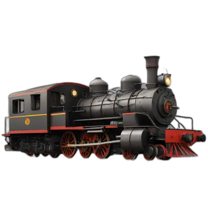 Soviet steam locomotive emoji
