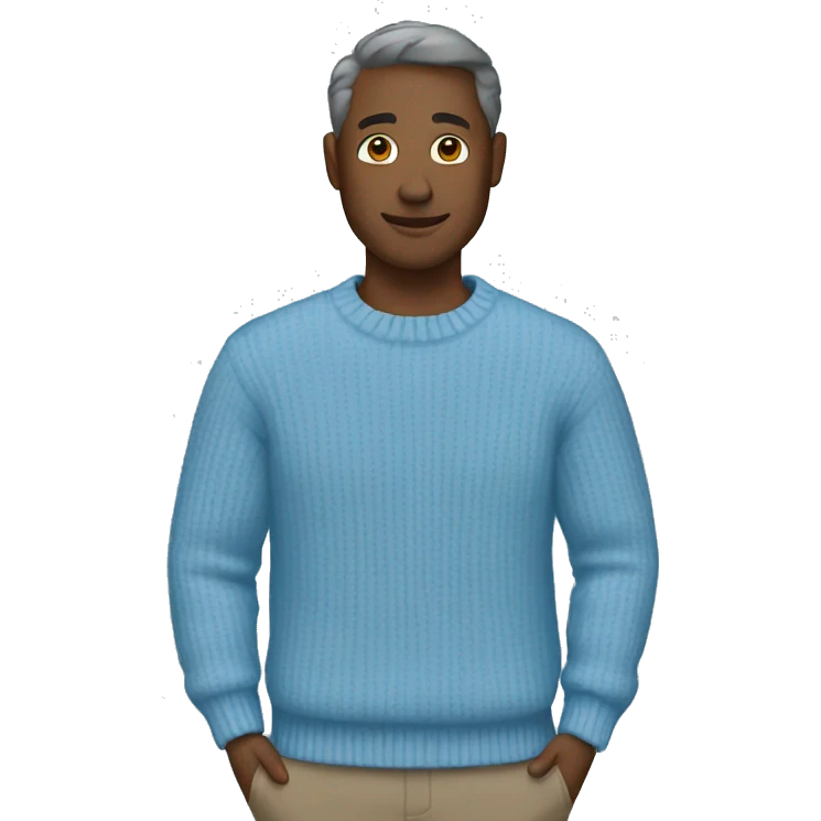 blue sweater emoji