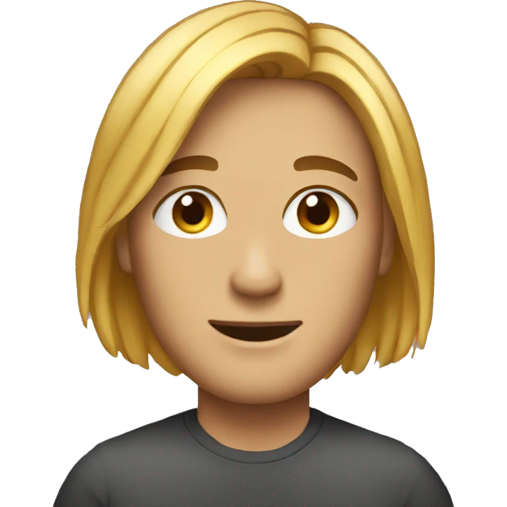 bob hair  emoji