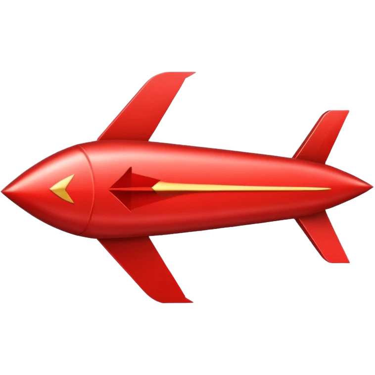 a red arrow pointing bad emoji