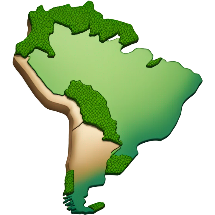 South America earth emoji