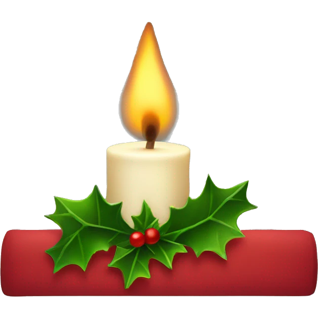 christmas candle emoji