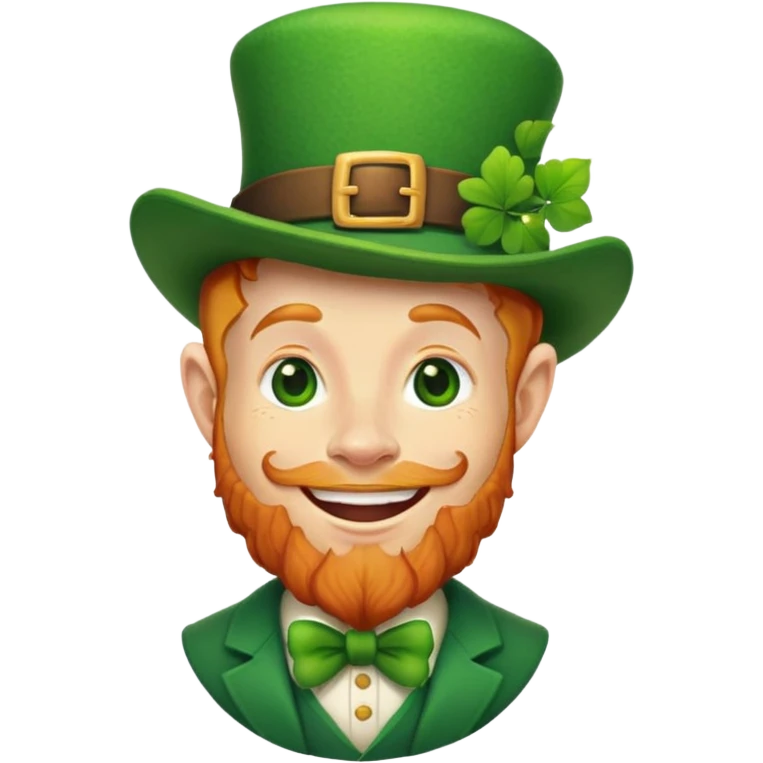 ginger leprechaun  emoji