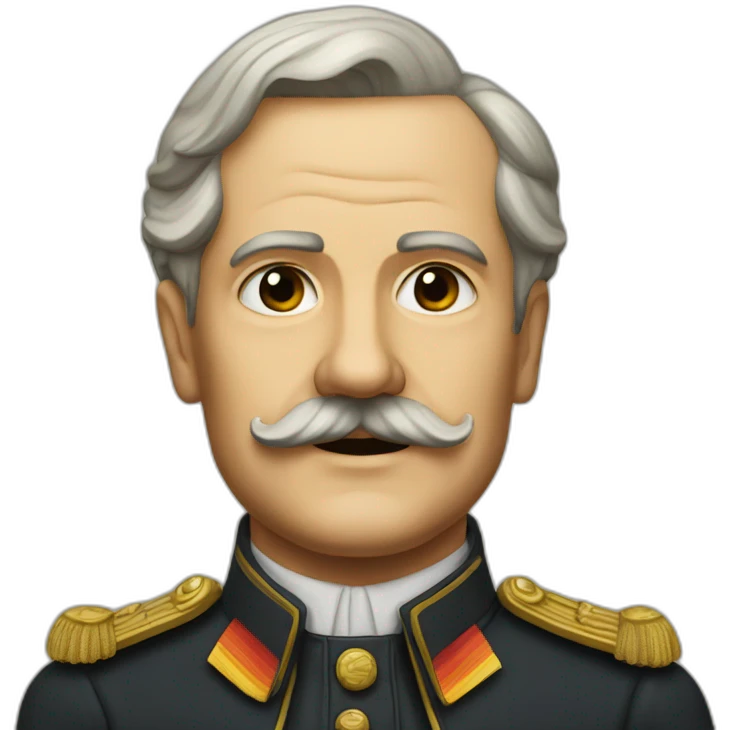 germany leader in 1933 with a little mustache emoji