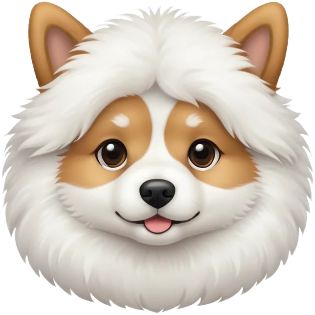 Fluffy doggy emoji