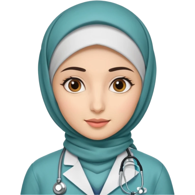 hijab woman doctor emoji