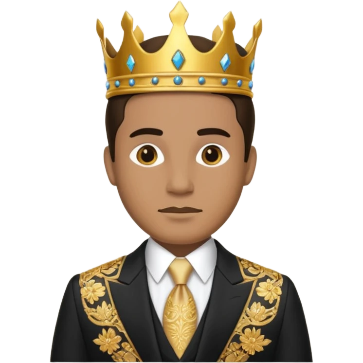 kings with suit emoji