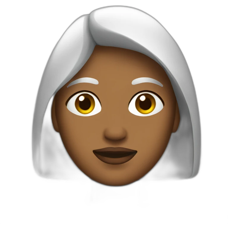 Mujer peli negra emoji