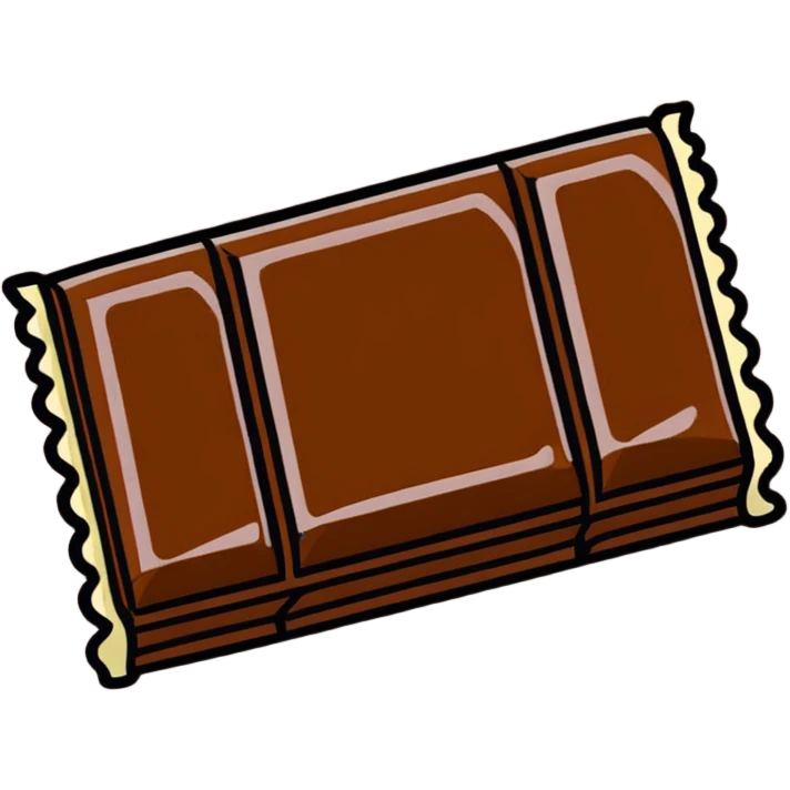 Snickers chocolate bar emoji