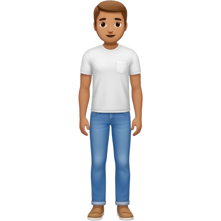 Naked man full body emoji