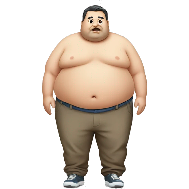 fat man emoji