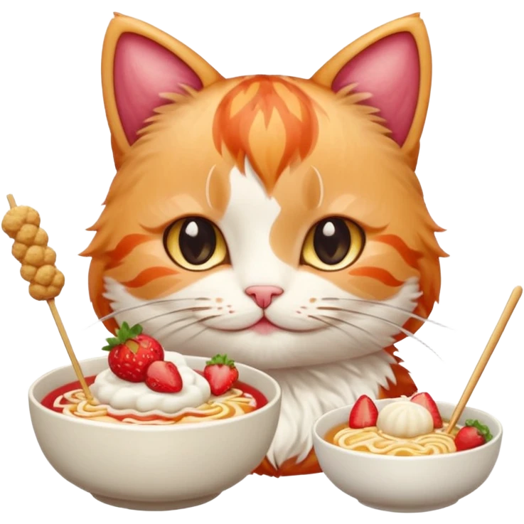 🐱🍓🍰🍜🍡 emoji