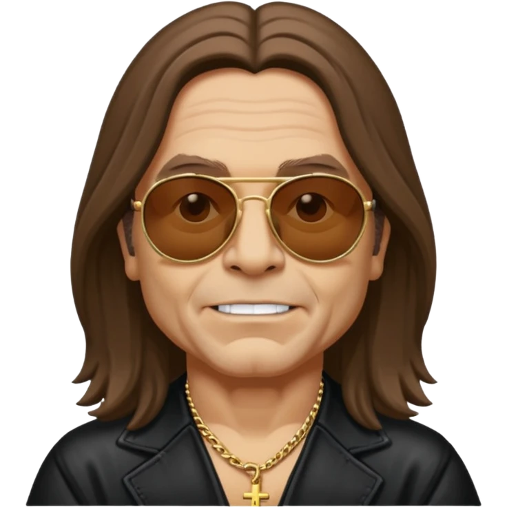 ozzie osbourne with sunglasses emoji