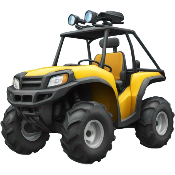Four wheeler with snorkel emoji