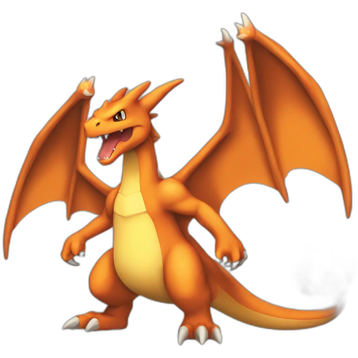 charizard-adult-tall-front-stand-up-fire emoji