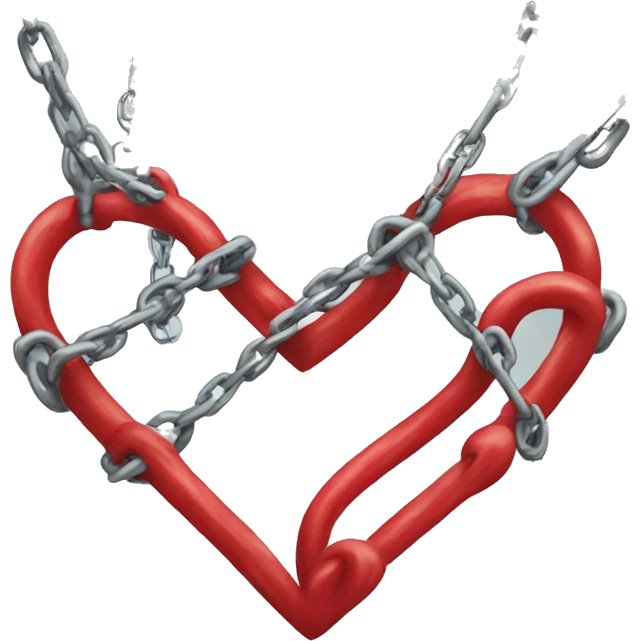 heart in chains emoji