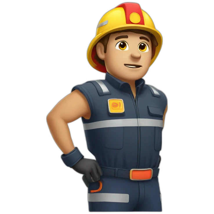 Sam le pompier emoji