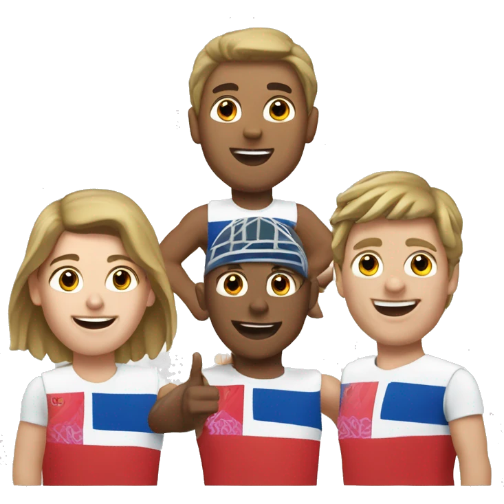 Les 5 anneaux olympiques  emoji