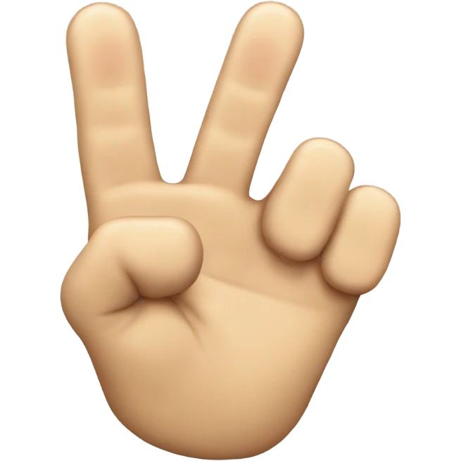daumen und zeigefinger überkreuzen und ergeben herz emoji