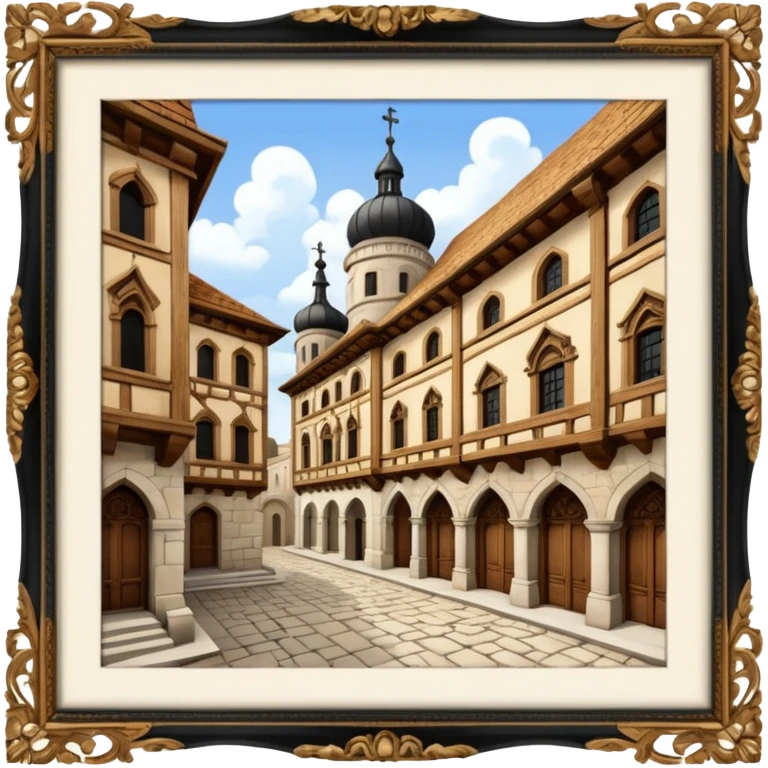 disagreements over architectural style) olden times 16th century emoji