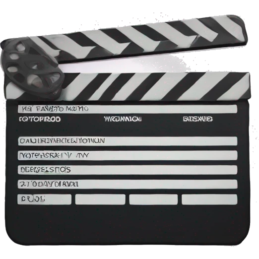 clapperboard emoji