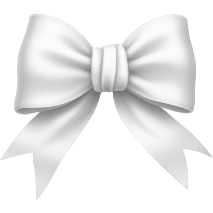 white bow emoji