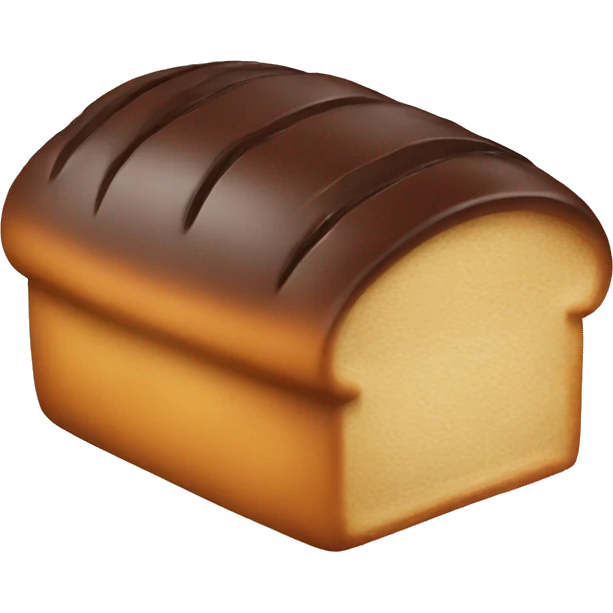 Bread and chocolate emoji
