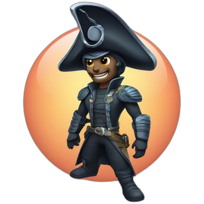 Cobra Space pirate emoji