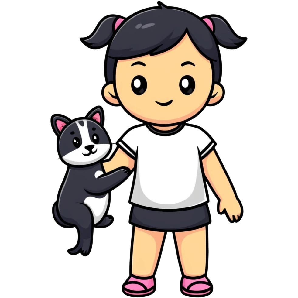 therian girl with animal traits emoji