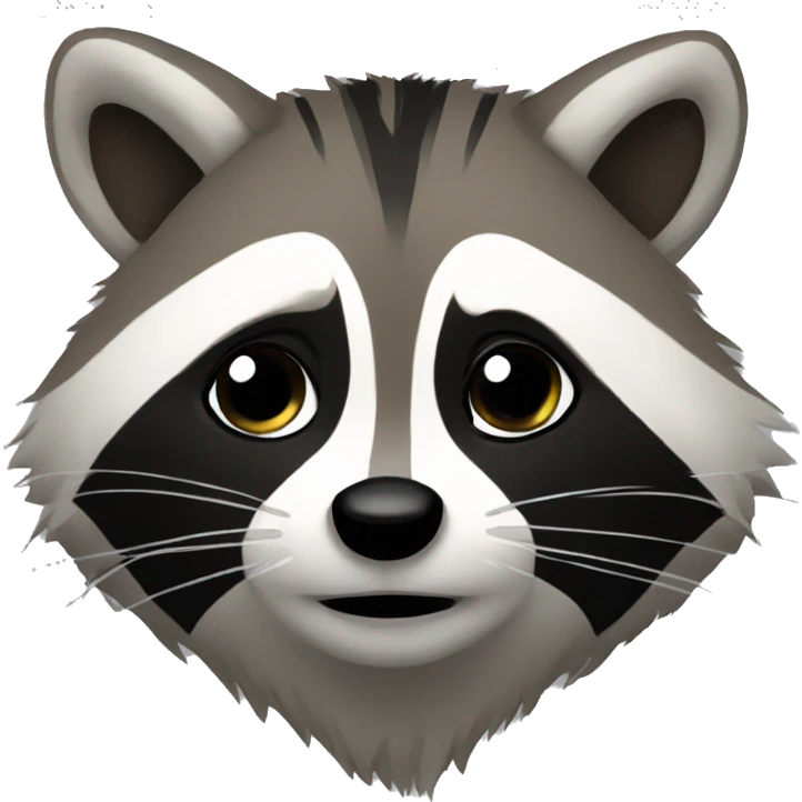 A raccoon emoji