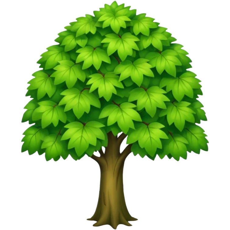 a green tree emoji