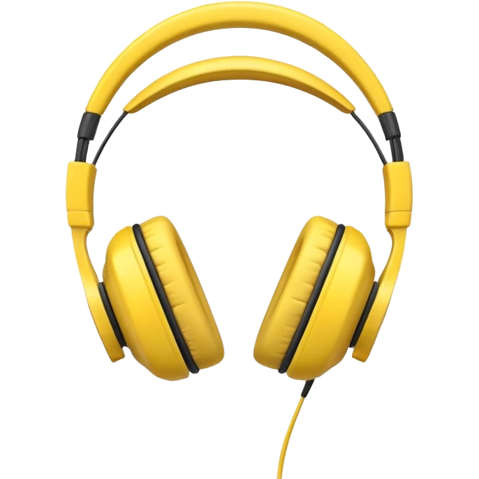 هدفون زرد emoji