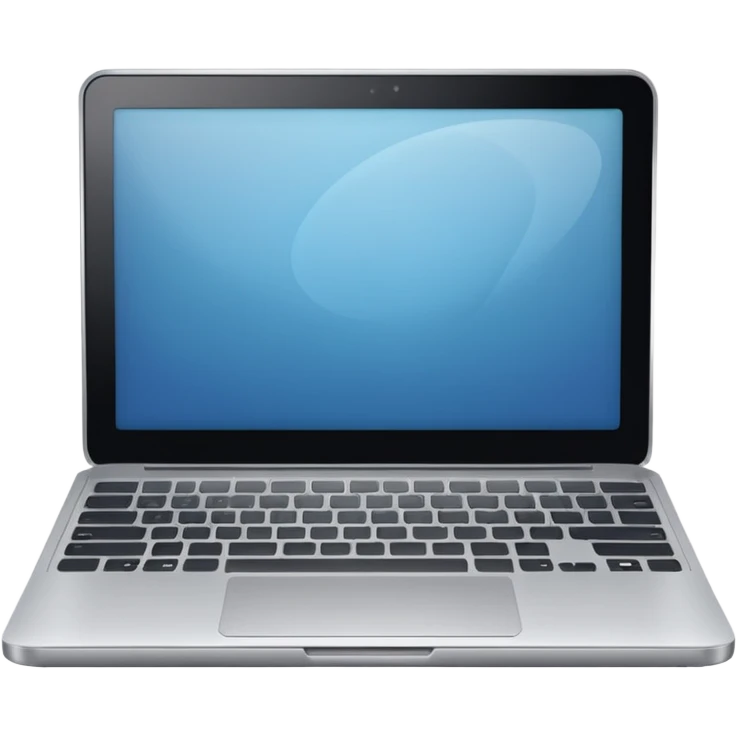 silver laptop  emoji