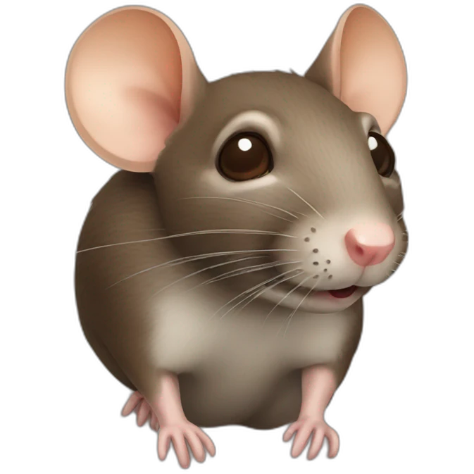 Brown rat emoji