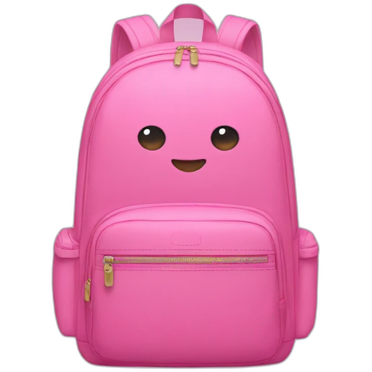 Girly backpack emoji
