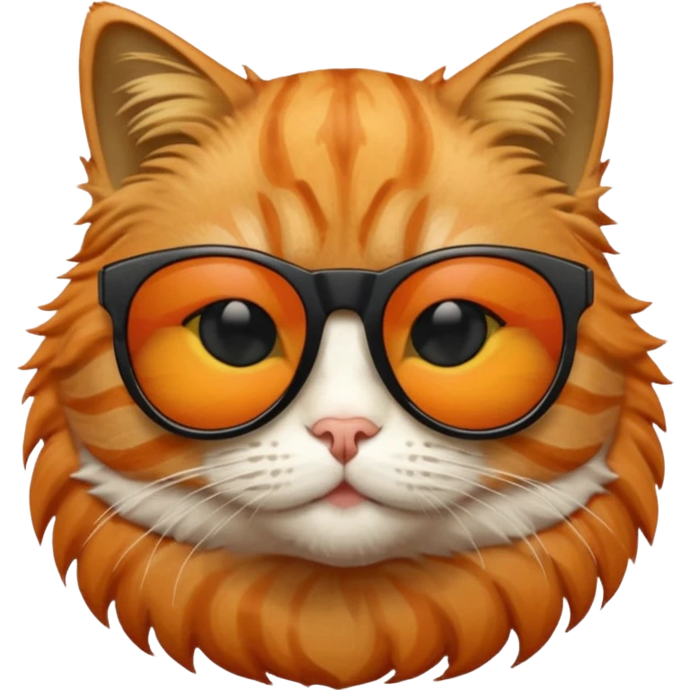 Cat wearing sunglasses emoji