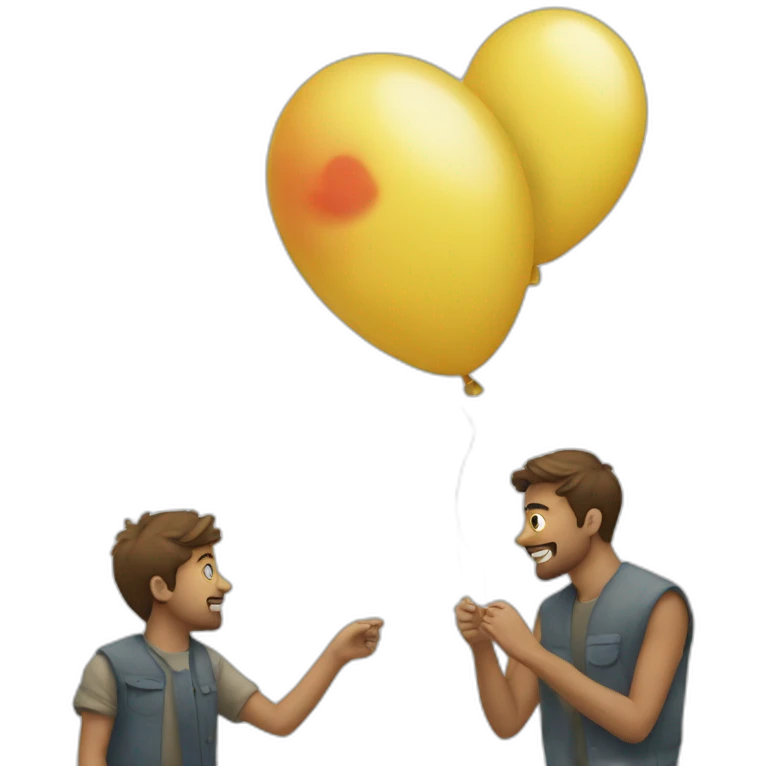 two baloons emoji