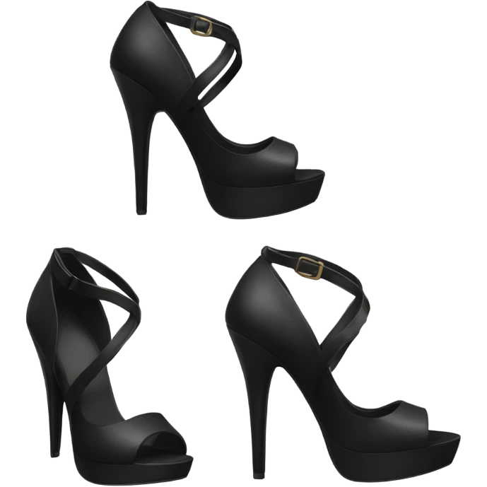 Black heels emoji
