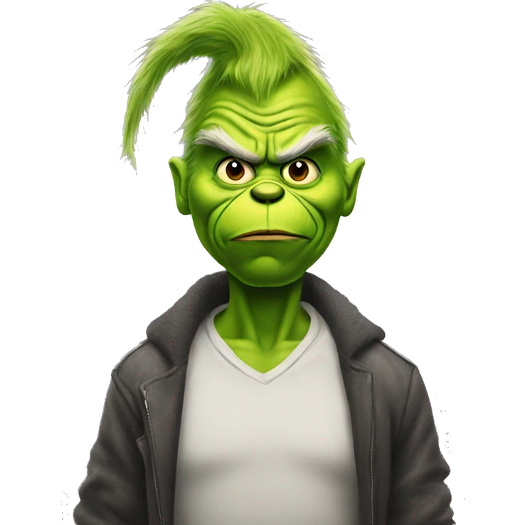 Baddie grinch  emoji