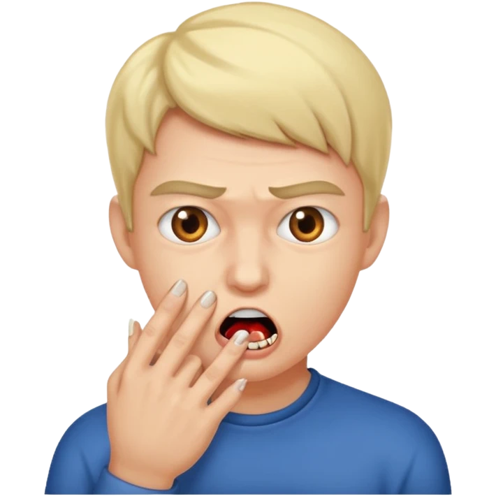 Mordre ongle regard malicieux  emoji