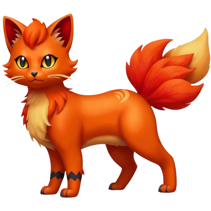 Vulpix-Litten-Fakémon-hybrid-creature (full body)  emoji