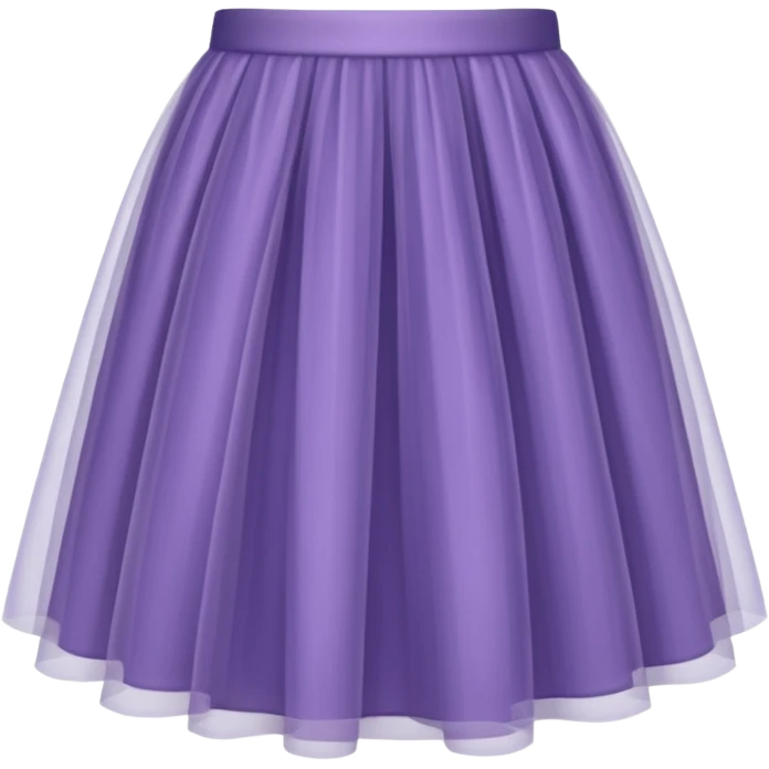 tulle skirt emoji