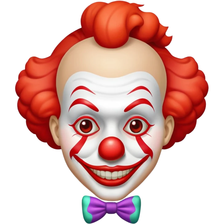 El payaso con la suela roja  emoji