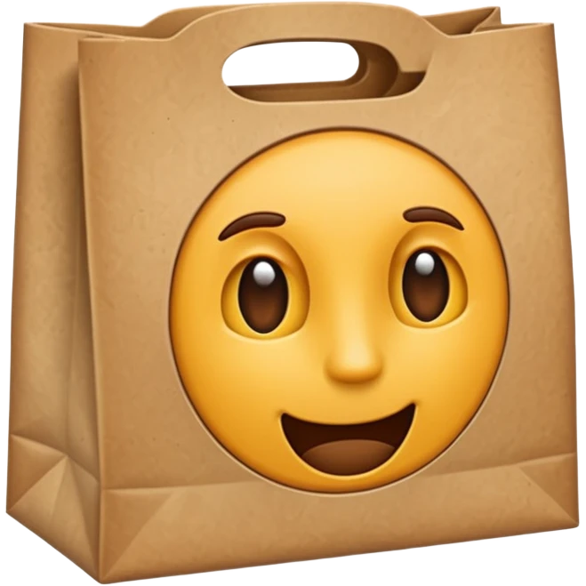 craft paper bag emoji