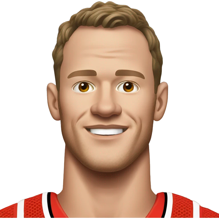 Jonathan Toews as beach bum emoji