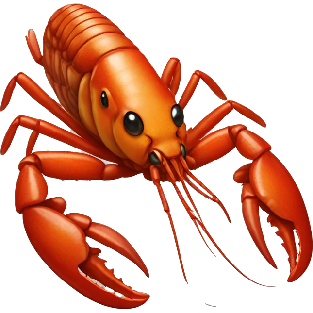 one crayfish emoji