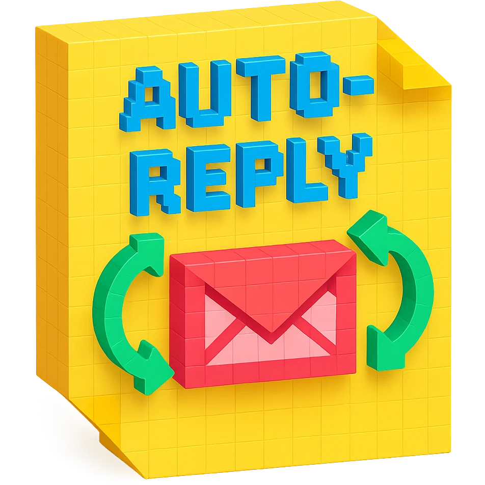 email auto-reply emoji